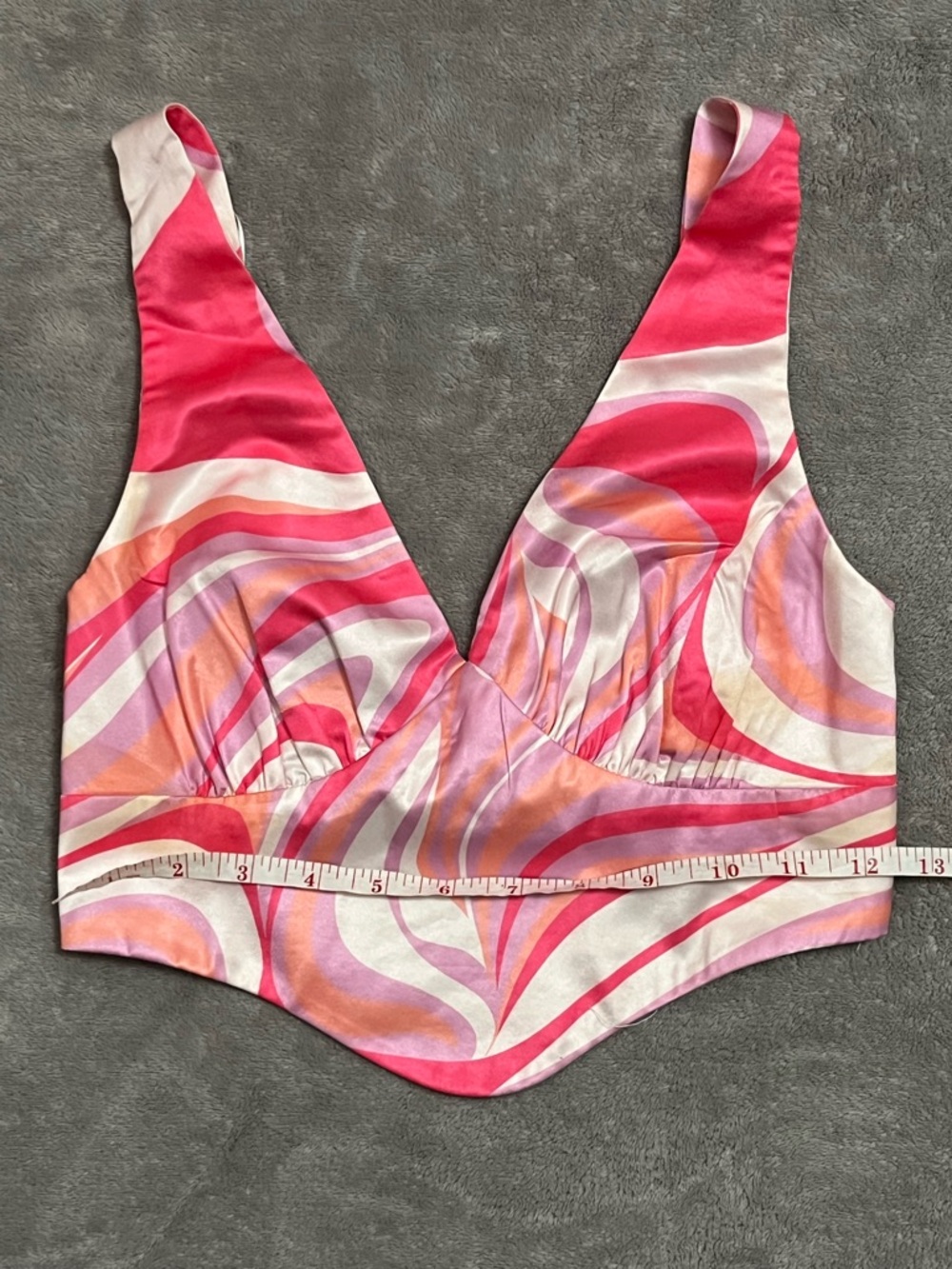 Princess Polly Pink Swirl Crop Top - Picture 3 of 7